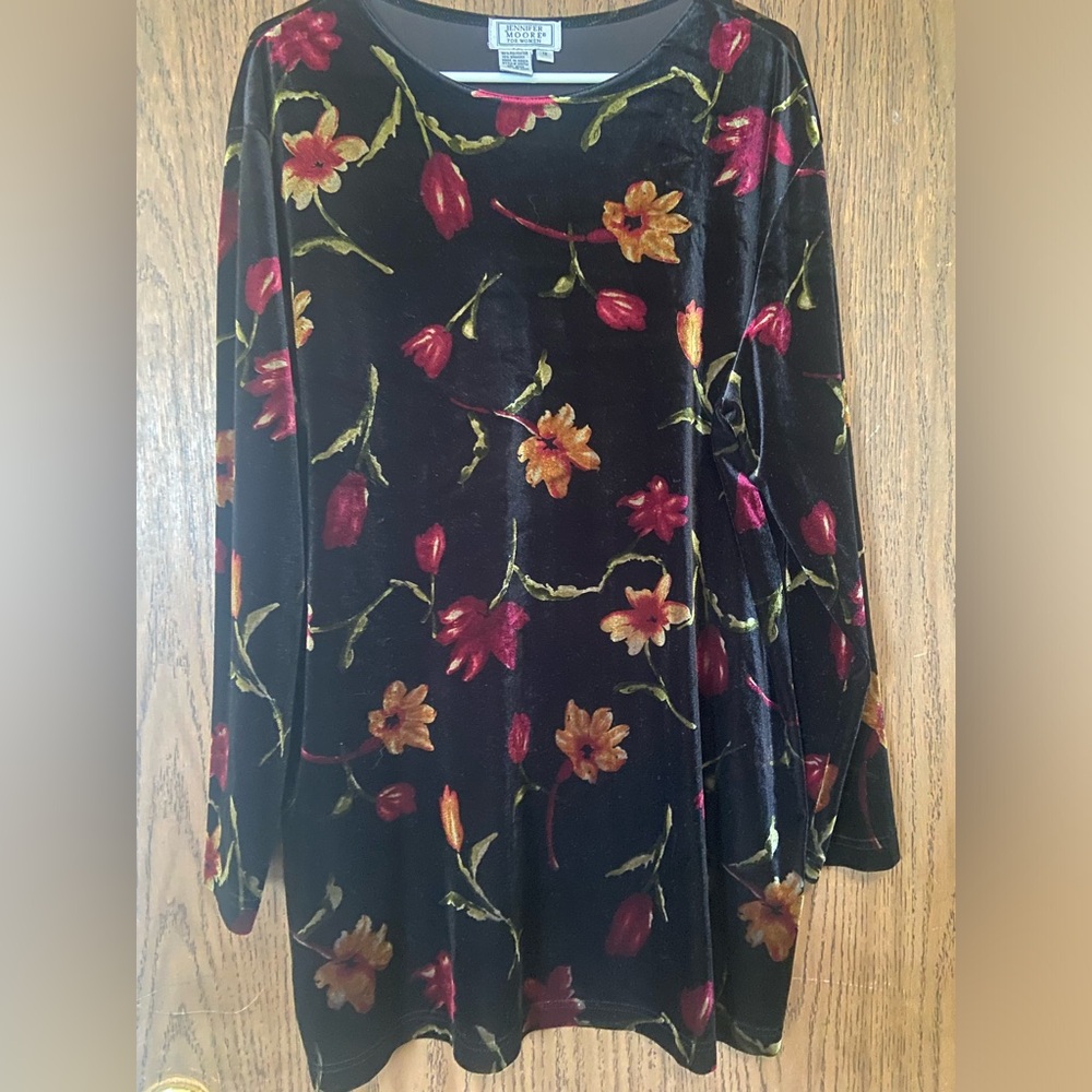 Vintage suede dress.